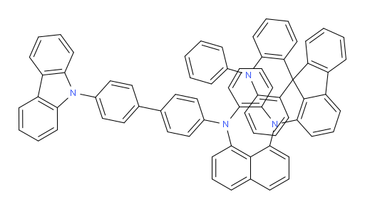 7-(4'-(9H-carbazol-9-yl)-[1,1'-biphenyl]-4-yl)-12-(10-phenyl-10H-spiro[acridine-9,9'-fluoren]-1'-yl)-7,12-dihydrobenzo[b]naphtho[1,8-ef][1,4]diazepine