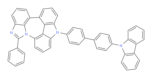 6-(4'-(9H-carbazol-9-yl)-[1,1'-biphenyl]-4-yl)-2-phenyl-6H-1,2a,6-triazabenzo[1,8]azuleno[4,5,6,7-def]fluorene