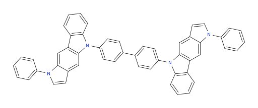 4,4'-bis(1-phenylpyrrolo[3,2-b]carbazol-5(1H)-yl)-1,1'-biphenyl