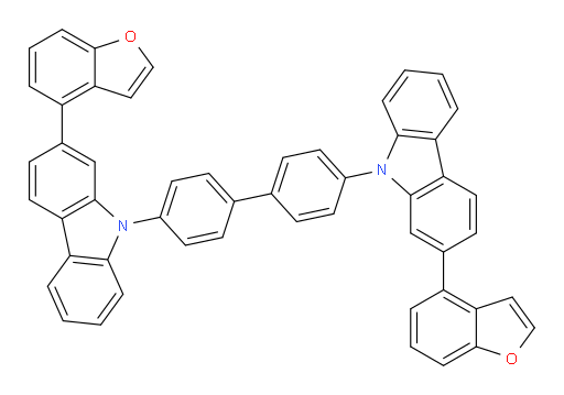 4,4'-bis(2-(benzofuran-4-yl)-9H-carbazol-9-yl)-1,1'-biphenyl