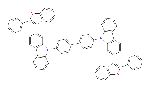 4,4'-bis(2-(2-phenylbenzofuran-3-yl)-9H-carbazol-9-yl)-1,1'-biphenyl