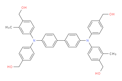 (([1,1'-biphenyl]-4,4'-diylbis((4-(hydroxymethyl)-3-methylphenyl)azanediyl))bis(4,1-phenylene))dimethanol