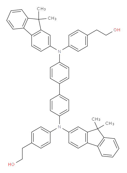 2,2'-(([1,1'-biphenyl]-4,4'-diylbis((9,9-dimethyl-9H-fluoren-2-yl)azanediyl))bis(4,1-phenylene))diethanol