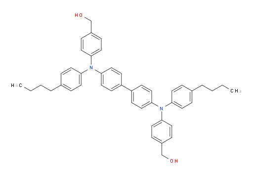 (([1,1'-biphenyl]-4,4'-diylbis((4-butylphenyl)azanediyl))bis(4,1-phenylene))dimethanol