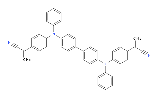 2,2'-(([1,1'-biphenyl]-4,4'-diylbis(phenylazanediyl))bis(4,1-phenylene))diacrylonitrile
