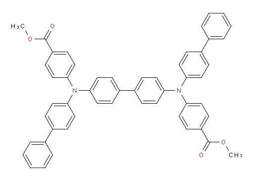 dimethyl 4,4'-([1,1'-biphenyl]-4,4'-diylbis([1,1'-biphenyl]-4-ylazanediyl))dibenzoate