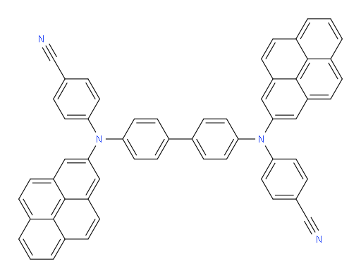 4,4'-([1,1'-biphenyl]-4,4'-diylbis(pyren-2-ylazanediyl))dibenzonitrile