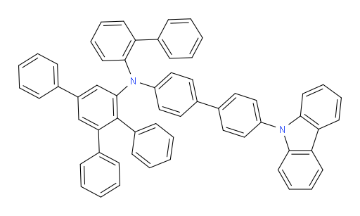 N-(4'-(9H-carbazol-9-yl)-[1,1'-biphenyl]-4-yl)-N-([1,1'-biphenyl]-2-yl)-5'-phenyl-[1,1':2',1''-terphenyl]-3'-amine