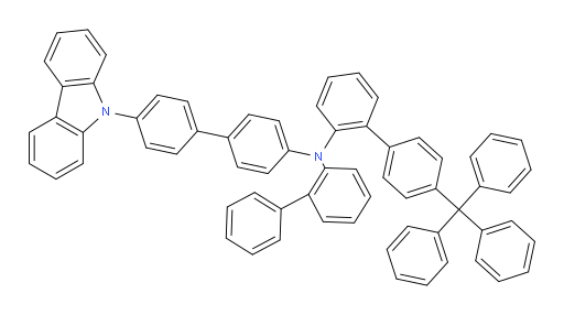 N-(4'-(9H-carbazol-9-yl)-[1,1'-biphenyl]-4-yl)-N-([1,1'-biphenyl]-2-yl)-4'-trityl-[1,1'-biphenyl]-2-amine