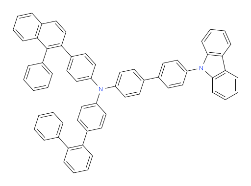 N-(4'-(9H-carbazol-9-yl)-[1,1'-biphenyl]-4-yl)-N-(4-(1-phenylnaphthalen-2-yl)phenyl)-[1,1':2',1''-terphenyl]-4-amine
