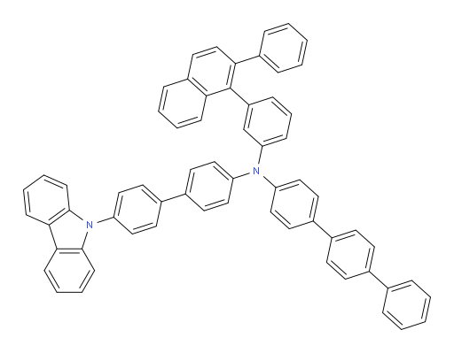 N-(4'-(9H-carbazol-9-yl)-[1,1'-biphenyl]-4-yl)-N-(3-(2-phenylnaphthalen-1-yl)phenyl)-[1,1':4',1''-terphenyl]-4-amine