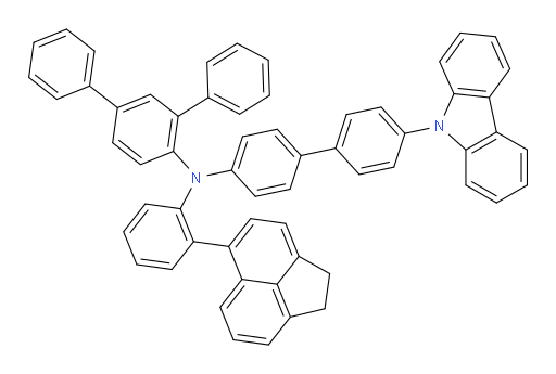 N-(4'-(9H-carbazol-9-yl)-[1,1'-biphenyl]-4-yl)-N-(2-(1,2-dihydroacenaphthylen-5-yl)phenyl)-[1,1':3',1''-terphenyl]-4'-amine