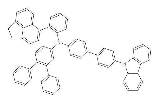 N-(4'-(9H-carbazol-9-yl)-[1,1'-biphenyl]-4-yl)-N-(2-(1,2-dihydroacenaphthylen-5-yl)phenyl)-[1,1':2',1''-terphenyl]-4'-amine