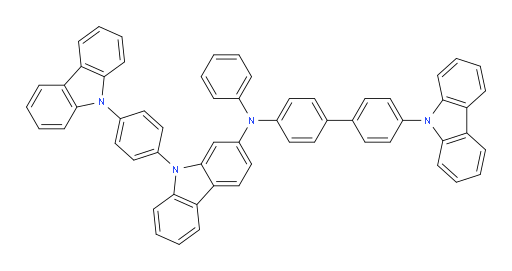 N-(4'-(9H-carbazol-9-yl)-[1,1'-biphenyl]-4-yl)-9-(4-(9H-carbazol-9-yl)phenyl)-N-phenyl-9H-carbazol-2-amine