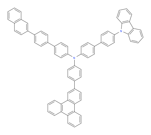 N-(4'-(9H-carbazol-9-yl)-[1,1'-biphenyl]-4-yl)-4'-(naphthalen-2-yl)-N-(4-(triphenylen-2-yl)phenyl)-[1,1'-biphenyl]-4-amine