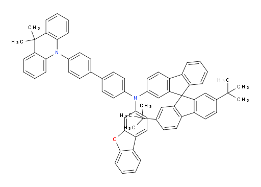 N-(2',7'-di-tert-butyl-9,9'-spirobi[fluoren]-2-yl)-N-(4'-(9,9-dimethylacridin-10(9H)-yl)-[1,1'-biphenyl]-4-yl)dibenzo[b,d]furan-3-amine