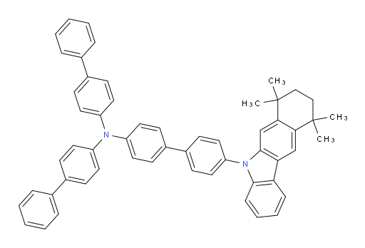 N,N-di([1,1'-biphenyl]-4-yl)-4'-(7,7,10,10-tetramethyl-7,8,9,10-tetrahydro-5H-benzo[b]carbazol-5-yl)-[1,1'-biphenyl]-4-amine