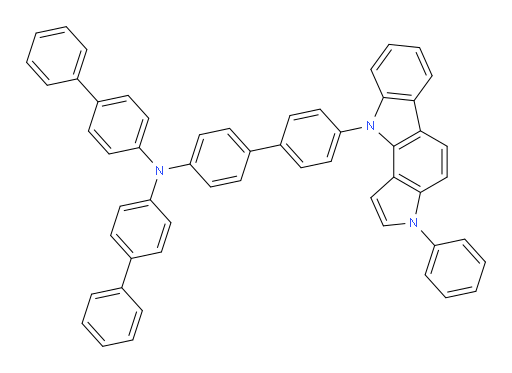 N,N-di([1,1'-biphenyl]-4-yl)-4'-(3-phenylpyrrolo[3,2-a]carbazol-10(3H)-yl)-[1,1'-biphenyl]-4-amine