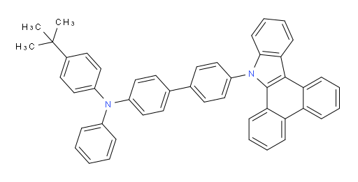 N-(4-(tert-butyl)phenyl)-4'-(9H-dibenzo[a,c]carbazol-9-yl)-N-phenyl-[1,1'-biphenyl]-4-amine