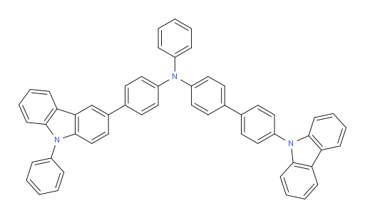 4'-(9H-carbazol-9-yl)-N-phenyl-N-(4-(9-phenyl-9H-carbazol-3-yl)phenyl)-[1,1'-biphenyl]-4-amine