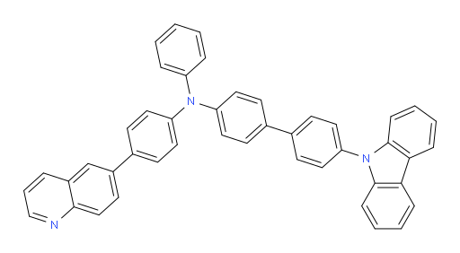 4'-(9H-carbazol-9-yl)-N-phenyl-N-(4-(quinolin-6-yl)phenyl)-[1,1'-biphenyl]-4-amine