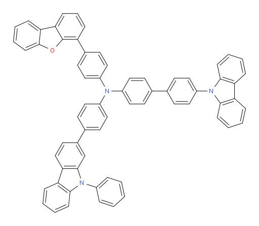 4'-(9H-carbazol-9-yl)-N-(4-(dibenzo[b,d]furan-4-yl)phenyl)-N-(4-(9-phenyl-9H-carbazol-2-yl)phenyl)-[1,1'-biphenyl]-4-amine