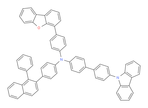 4'-(9H-carbazol-9-yl)-N-(4-(dibenzo[b,d]furan-4-yl)phenyl)-N-(4-(1-phenylnaphthalen-2-yl)phenyl)-[1,1'-biphenyl]-4-amine