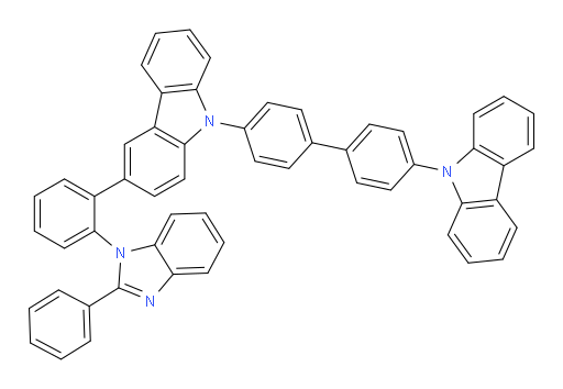 9-(4'-(9H-carbazol-9-yl)-[1,1'-biphenyl]-4-yl)-3-(2-(2-phenyl-1H-benzo[d]imidazol-1-yl)phenyl)-9H-carbazole