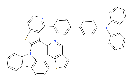 4-(4'-(9H-carbazol-9-yl)-[1,1'-biphenyl]-4-yl)-2-(9H-carbazol-9-yl)-3,6'-bithieno[3,2-c]pyridine