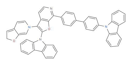 7-(4'-(9H-carbazol-9-yl)-[1,1'-biphenyl]-4-yl)-2-(9H-carbazol-9-yl)-2'H-3,6'-bifuro[2,3-c]pyridine