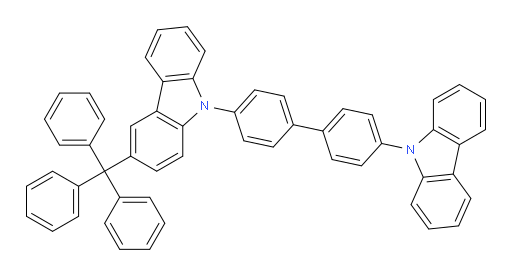9-(4'-(9H-carbazol-9-yl)-[1,1'-biphenyl]-4-yl)-3-trityl-9H-carbazole