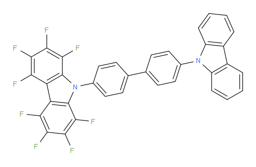9-(4'-(9H-carbazol-9-yl)-[1,1'-biphenyl]-4-yl)-1,2,3,4,5,6,7,8-octafluoro-9H-carbazole