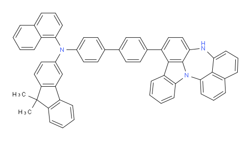 N-(4'-(4H-naphtho[1',8':5,6,7][1,4]diazepino[3,2,1-jk]carbazol-7-yl)-[1,1'-biphenyl]-4-yl)-9,9-dimethyl-N-(naphthalen-1-yl)-9H-fluoren-3-amine