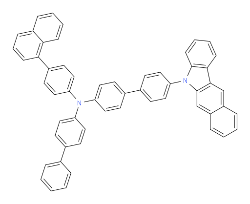 N-([1,1'-biphenyl]-4-yl)-4'-(5H-benzo[b]carbazol-5-yl)-N-(4-(naphthalen-1-yl)phenyl)-[1,1'-biphenyl]-4-amine