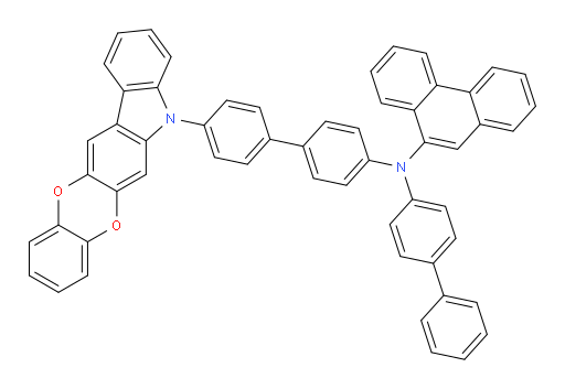 N-(4'-(5H-benzo[5,6][1,4]dioxino[2,3-b]carbazol-5-yl)-[1,1'-biphenyl]-4-yl)-N-([1,1'-biphenyl]-4-yl)phenanthren-9-amine