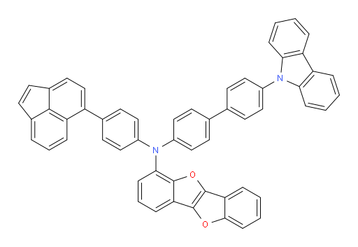 N-(4'-(9H-carbazol-9-yl)-[1,1'-biphenyl]-4-yl)-N-(4-(acenaphthylen-5-yl)phenyl)benzofuro[3,2-b]benzofuran-1-amine