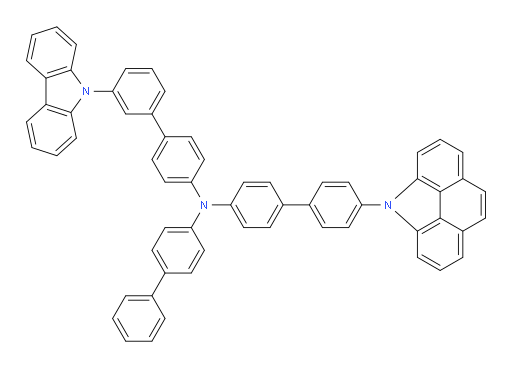 N-(4'-(4H-benzo[def]carbazol-4-yl)-[1,1'-biphenyl]-4-yl)-N-([1,1'-biphenyl]-4-yl)-3'-(9H-carbazol-9-yl)-[1,1'-biphenyl]-4-amine