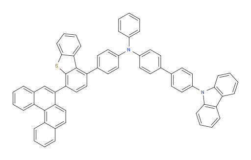 N-(4-(4-(benzo[c]phenanthren-6-yl)dibenzo[b,d]thiophen-1-yl)phenyl)-4'-(9H-carbazol-9-yl)-N-phenyl-[1,1'-biphenyl]-4-amine