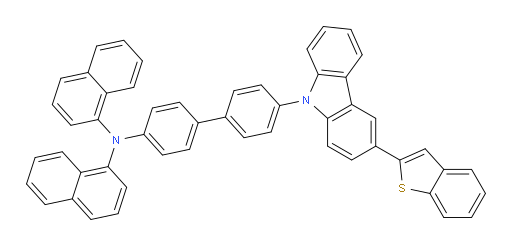 N-(4'-(3-(benzo[b]thiophen-2-yl)-9H-carbazol-9-yl)-[1,1'-biphenyl]-4-yl)-N-(naphthalen-1-yl)naphthalen-1-amine