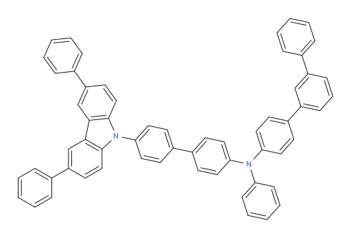 N-(4'-(3,6-diphenyl-9H-carbazol-9-yl)-[1,1'-biphenyl]-4-yl)-N-phenyl-[1,1':3',1''-terphenyl]-4-amine