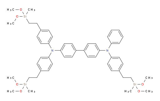 N4,N4,N4'-tris(4-(2-(dimethoxy(methyl)silyl)ethyl)phenyl)-N4'-phenyl-[1,1'-biphenyl]-4,4'-diamine