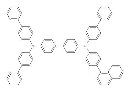 N4,N4,N4'-tri([1,1'-biphenyl]-4-yl)-N4'-(4-(naphthalen-1-yl)phenyl)-[1,1'-biphenyl]-4,4'-diamine