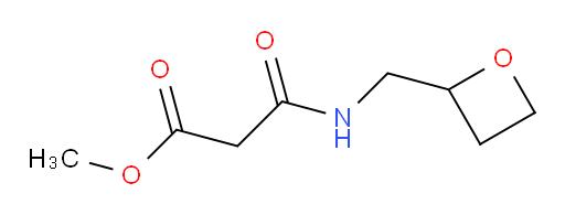 methyl 2-{[(oxetan-2-yl)methyl]carbamoyl}acetate
