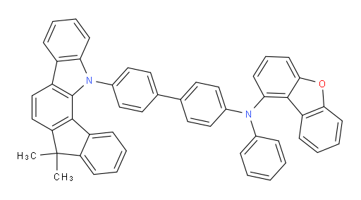 N-(4'-(7,7-dimethylindeno[1,2-a]carbazol-12(7H)-yl)-[1,1'-biphenyl]-4-yl)-N-phenyldibenzo[b,d]furan-1-amine