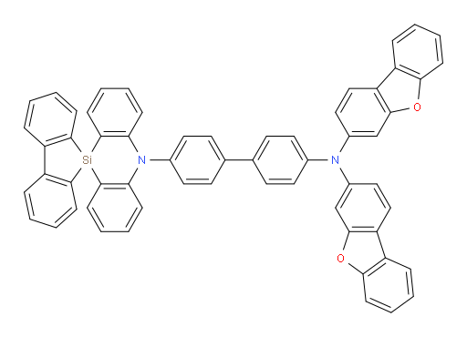 N-(4'-(5'H-spiro[dibenzo[b,d]silole-5,10'-dibenzo[b,e][1,4]azasilin]-5'-yl)-[1,1'-biphenyl]-4-yl)-N-(dibenzo[b,d]furan-3-yl)dibenzo[b,d]furan-3-amine