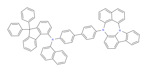 N-(4'-(4H-naphtho[1',8':5,6,7][1,4]diazepino[3,2,1-jk]carbazol-4-yl)-[1,1'-biphenyl]-4-yl)-N-(naphthalen-1-yl)-9,9-diphenyl-9H-fluoren-4-amine