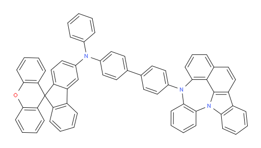 N-(4'-(4H-4,8b-diazaindeno[1,2,3-gh]pleiaden-4-yl)-[1,1'-biphenyl]-4-yl)-N-phenylspiro[fluorene-9,9'-xanthen]-3-amine