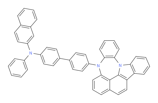 N-(4'-(4H-4,8b-diazaindeno[1,2,3-gh]pleiaden-4-yl)-[1,1'-biphenyl]-4-yl)-N-phenylnaphthalen-2-amine