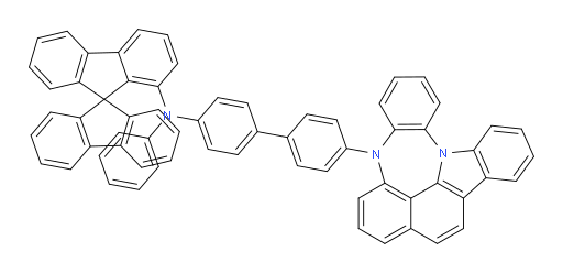 N-(4'-(4H-4,8b-diazaindeno[1,2,3-gh]pleiaden-4-yl)-[1,1'-biphenyl]-4-yl)-N-phenyl-9,9'-spirobi[fluoren]-1-amine