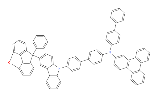 N-([1,1'-biphenyl]-4-yl)-N-(4'-(3-(8-phenyl-8H-fluoreno[4,5-bcd]furan-8-yl)-9H-carbazol-9-yl)-[1,1'-biphenyl]-4-yl)triphenylen-2-amine